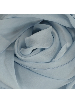 Foulard 65x180 en soie gris