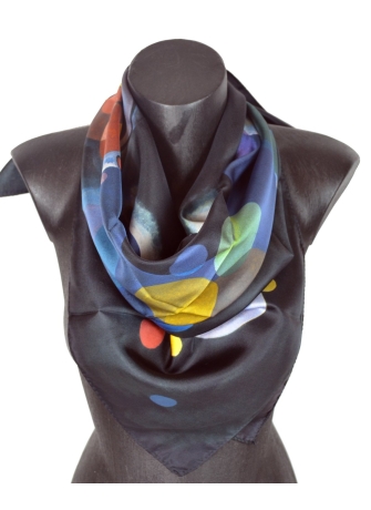 Carré en soie Several Circles de Kandinsky