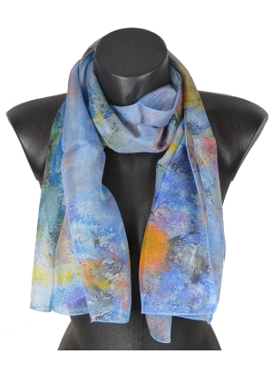 Foulard en soie Jardin de Bonnard