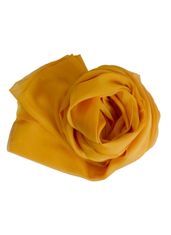 Etole en mousseline de soie orange