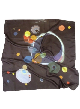 Carré en soie Several Circles de Kandinsky