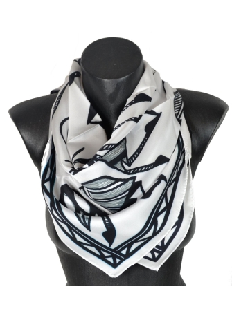 Carré en soie Korhogo