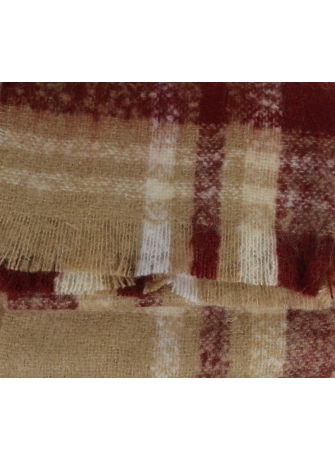 Châle mohair Mambo rouge