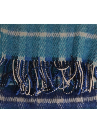 Châle écossais Eloise bleu