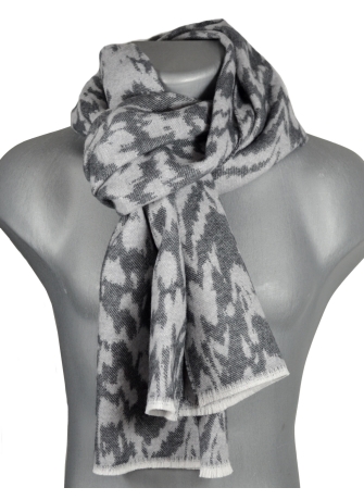 Châle merinos Winter gris