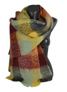Châle mohair Muesli multicolore