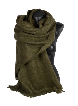 Châle mohair Milene kaki