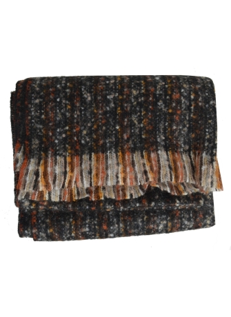 Châle mohair Matcha noir
