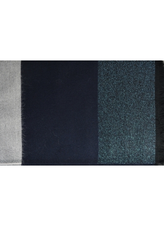 Châle Azurite bleu et gris