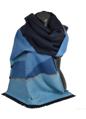 Châle Astride bleu