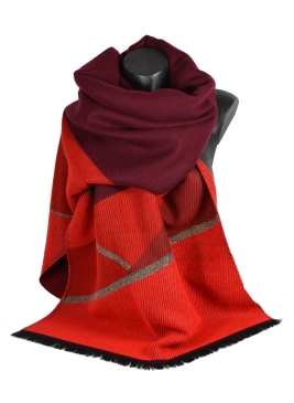 Châle Astride rouge