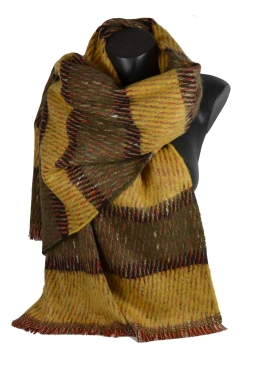 Châle mohair Happy kaki