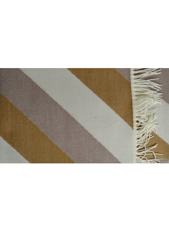 Châle Aikido camel et écru