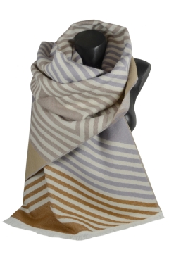 Châle Alchimie beige camel