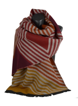 Châle Alchimie rouge