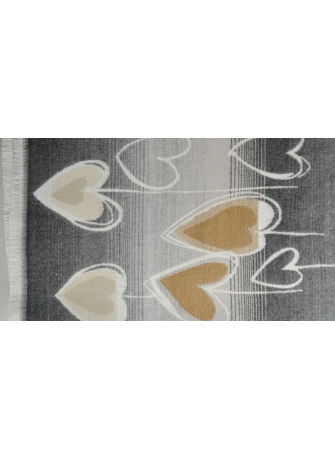 Châle Amour beige