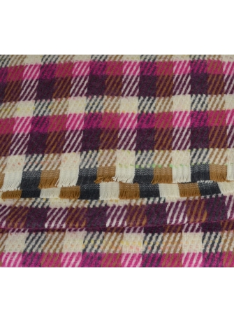 Châle laine Edwige rose