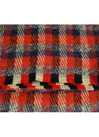 Châle laine Edwige rouge