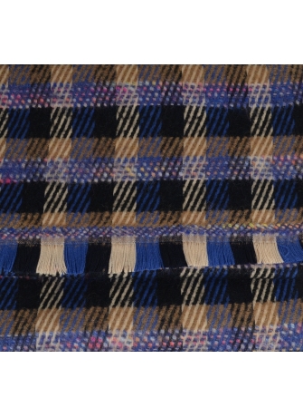 Echarpe laine Edwige bleu