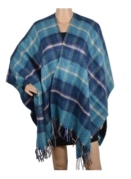 Poncho Eloise bleu