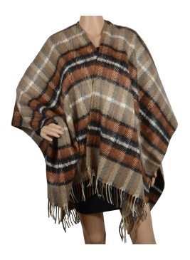 Poncho Eloise marron