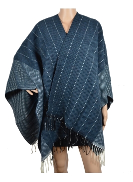 Poncho Hip Hop bleu