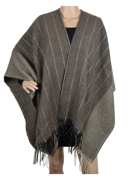 Poncho Hip Hop beige foncé