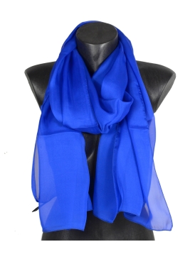 Foulard 65x180 en soie royal