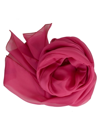 Foulard 65x180 en soie camelia