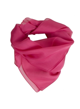 Carré en mousseline de soie camelia