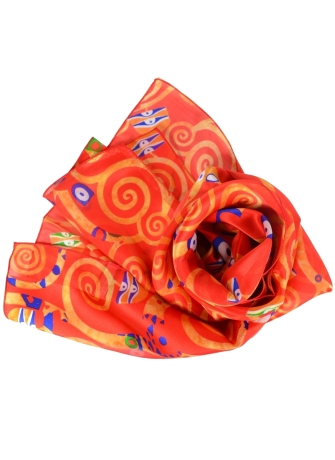 Foulard en soie Arbre de Vie de Klimt