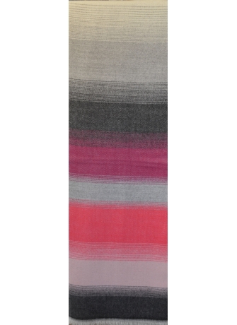 Echarpe acrylique Alexandrin rose et grise