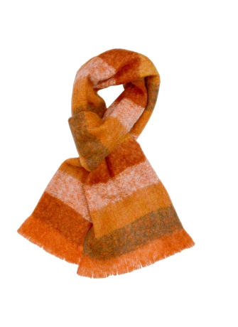 Echarpe mohair Marina orange
