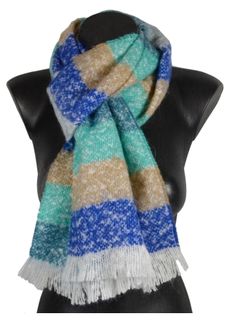 Echarpe mohair Marina turquoise