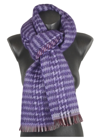 Echarpe mohair Patchouli violette