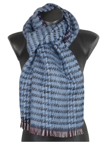 Echarpe mohair Patchouli bleue