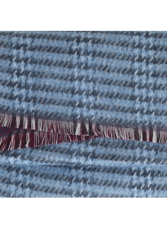 Echarpe mohair Patchouli bleue