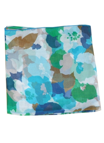 Carré en soie Puzzle vert