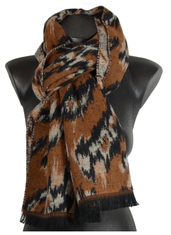 Echarpe Aborigene marron