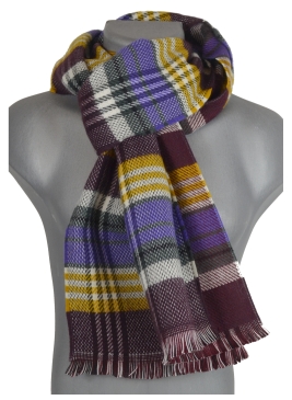 Echarpe Pleiade jaune et violet