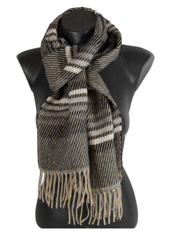 Echarpe Eclair noire