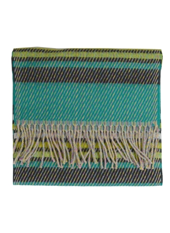 Echarpe Eclair verte