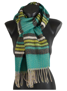 Echarpe Eclair verte