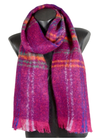 Echarpe mohair Maestro rose