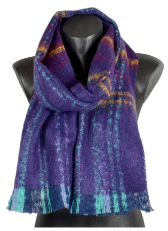 Echarpe mohair Maestro violette