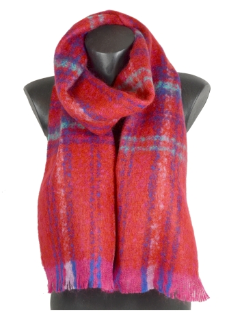 Echarpe mohair Maestro rouge