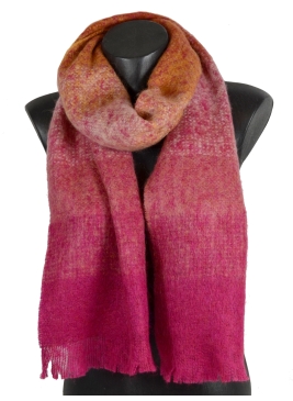 Echarpe mohair Magent rose