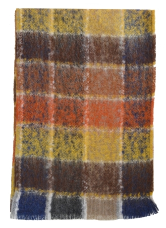 Echarpe mohair Make up marron