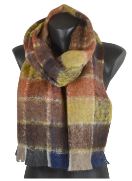 Echarpe mohair Make up marron