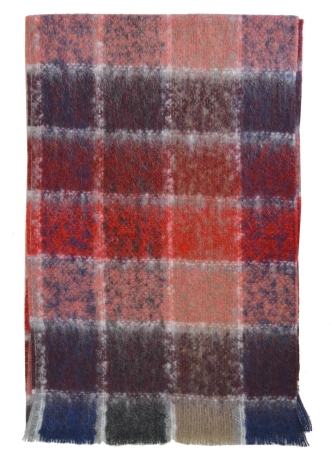 Echarpe mohair Make up rouge